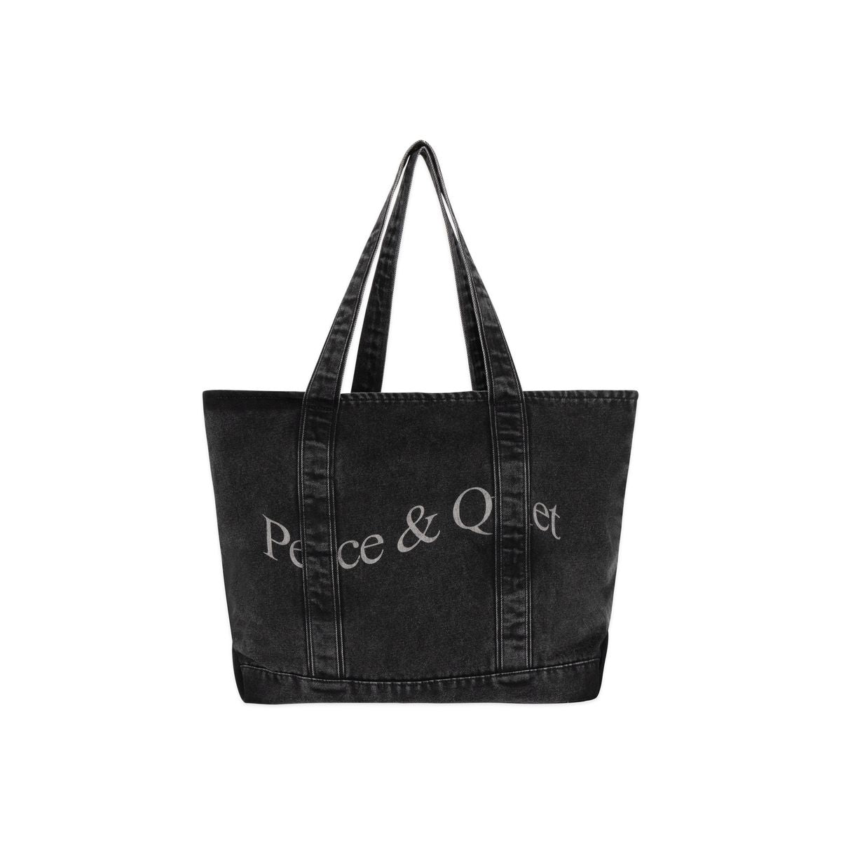 Wordmark Denim Boat Tote