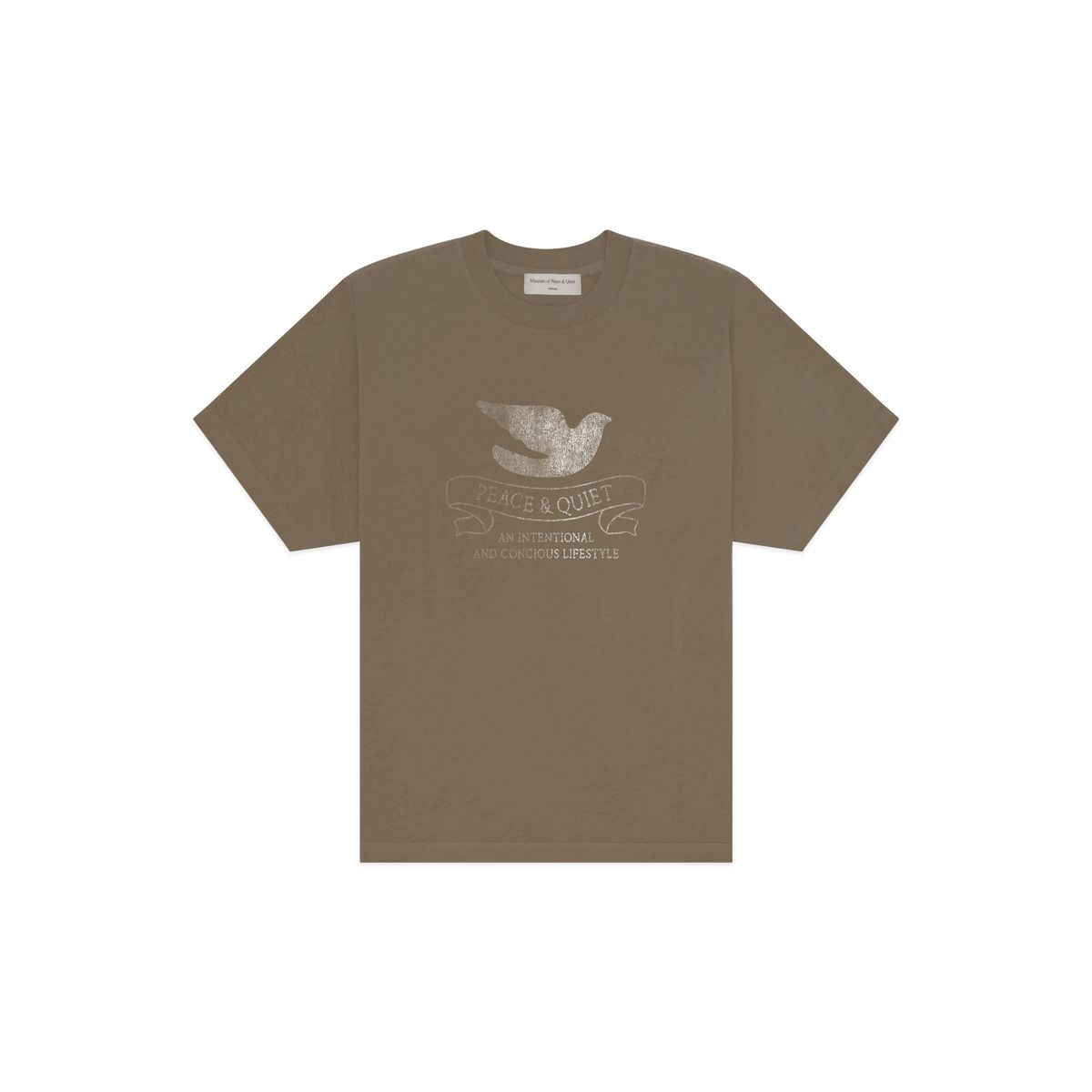 Conscious Lifestyle T-Shirt- BROWN