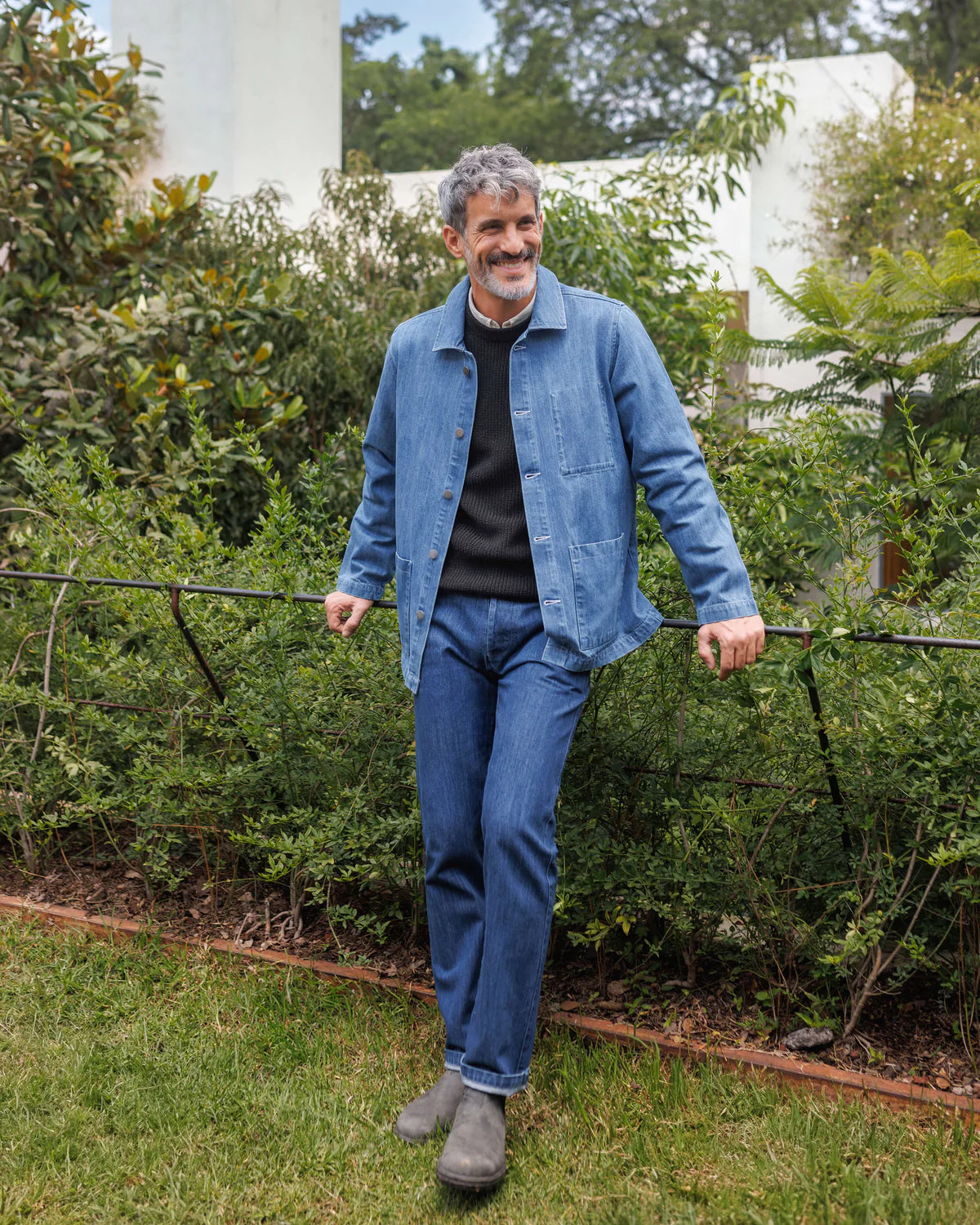 DENIM CHAM PANTS - INDIGO