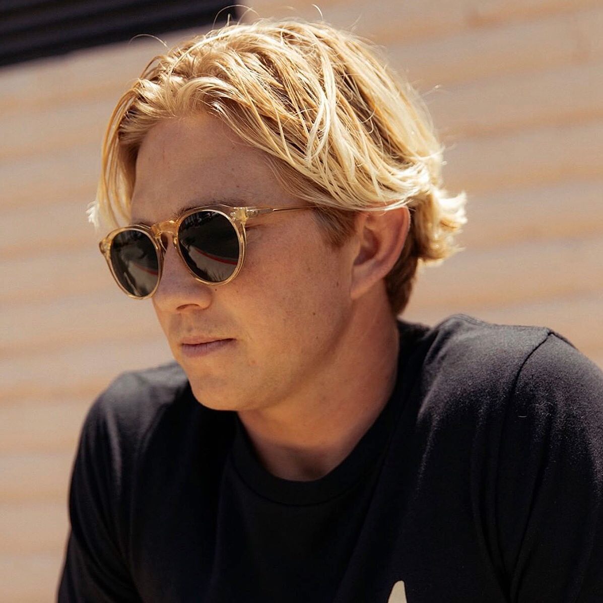 REMMY- CHAMPAGNE CRYSTAL/ GREEN POLARIZED