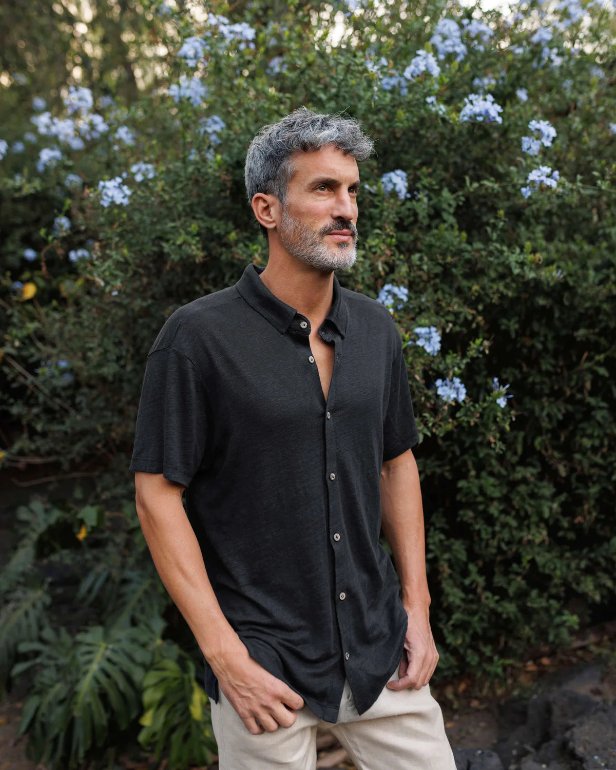 Knit Ola Shirt- BLACK