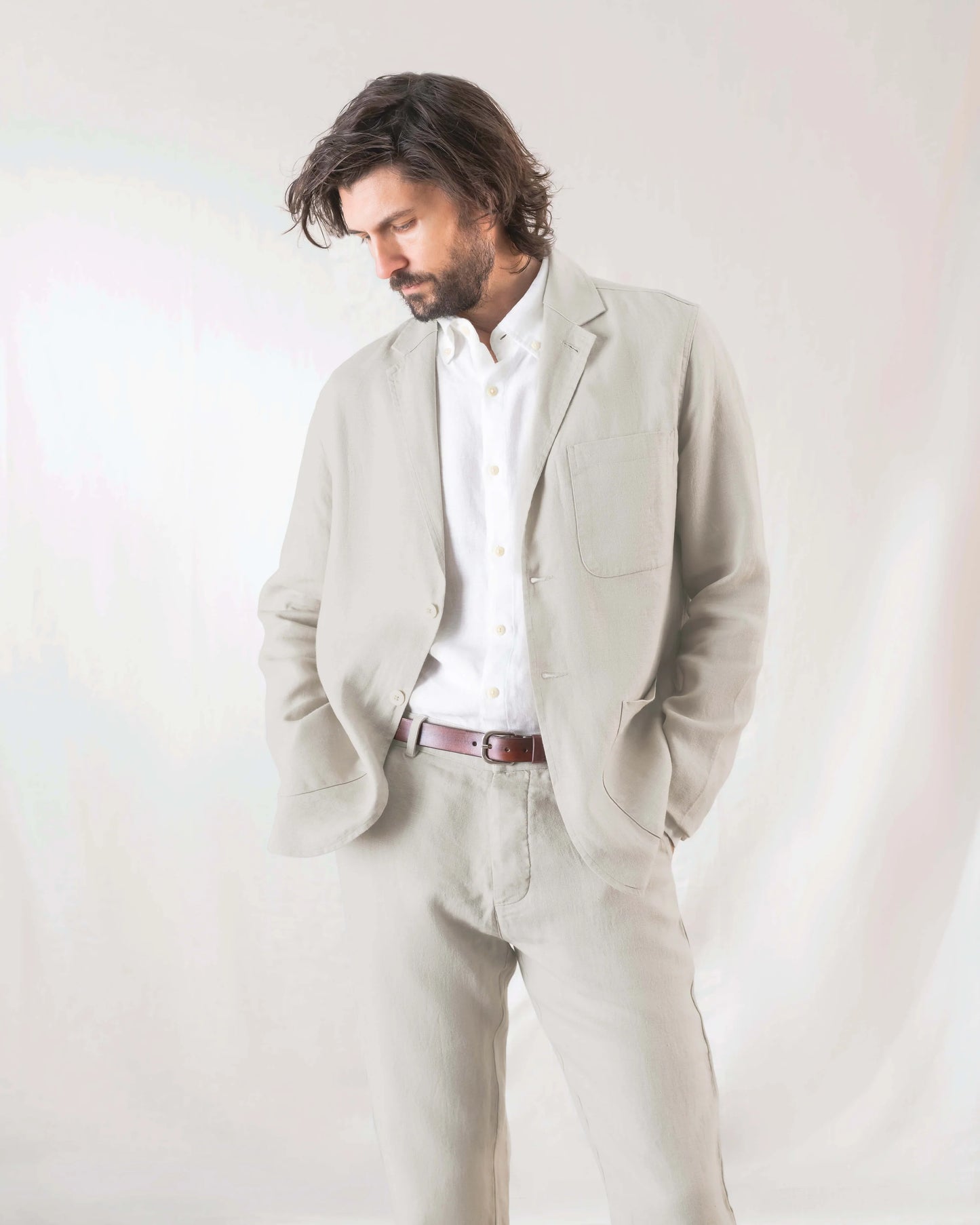 Alta Blazer- BONE