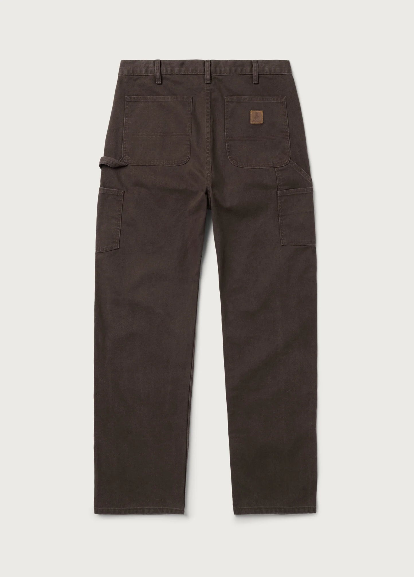 Canvas Double Knee Pants- BROWN