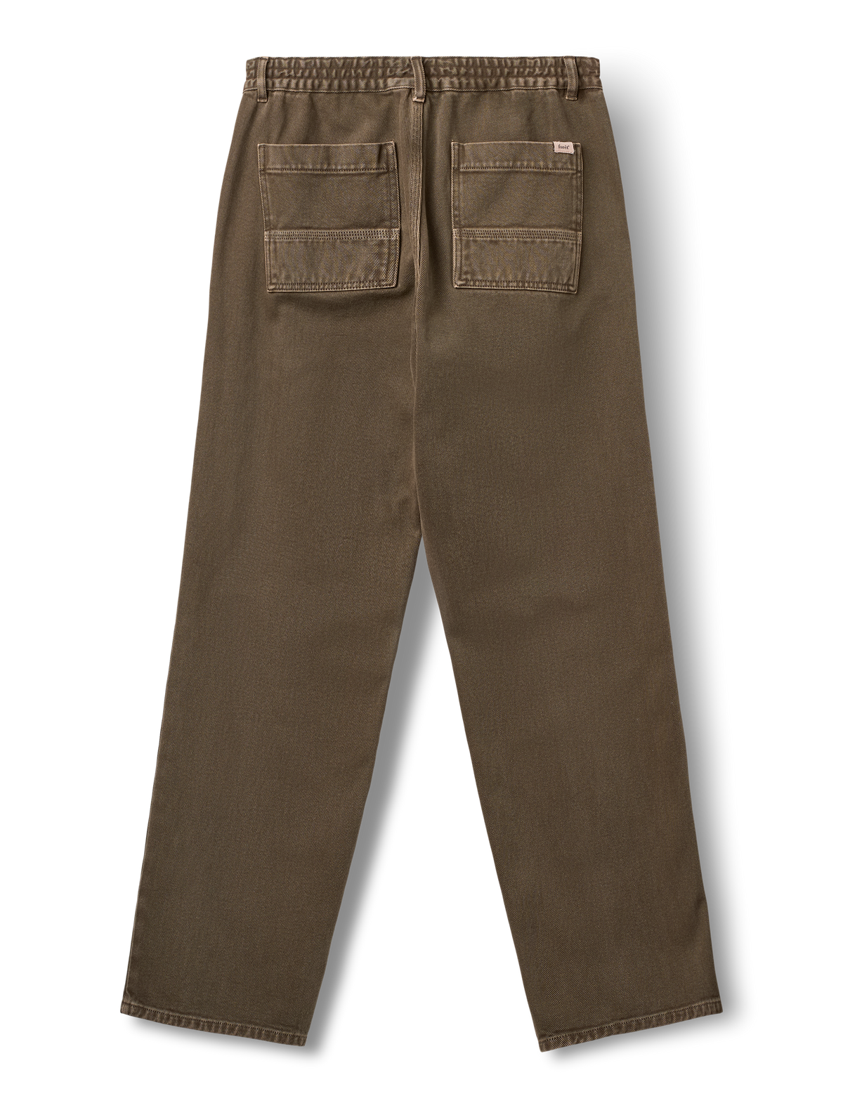 CLAY DENIM PANTS- BROWN