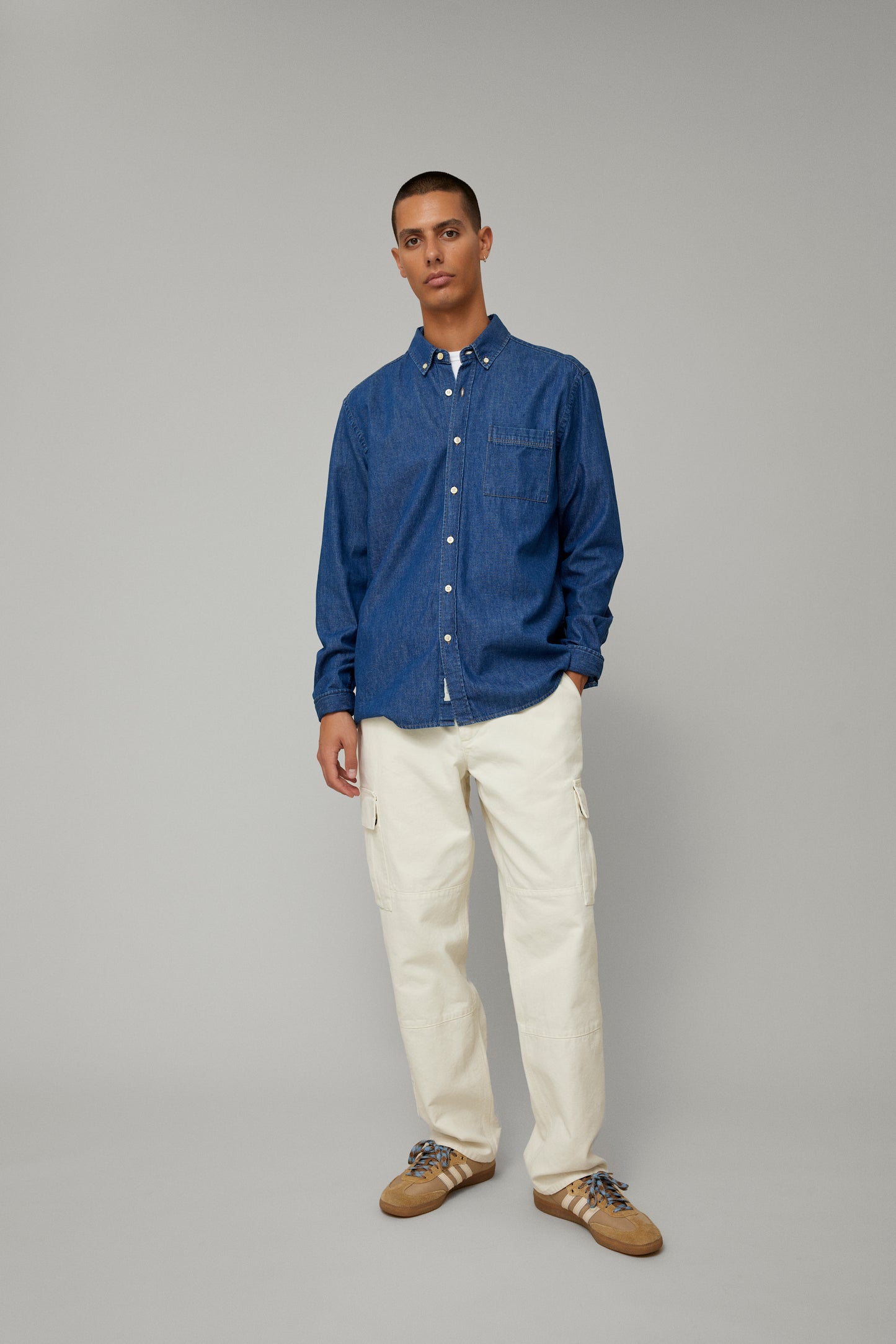 HORNET CHAMBRAY SHIRT - DARK CHAMBRAY
