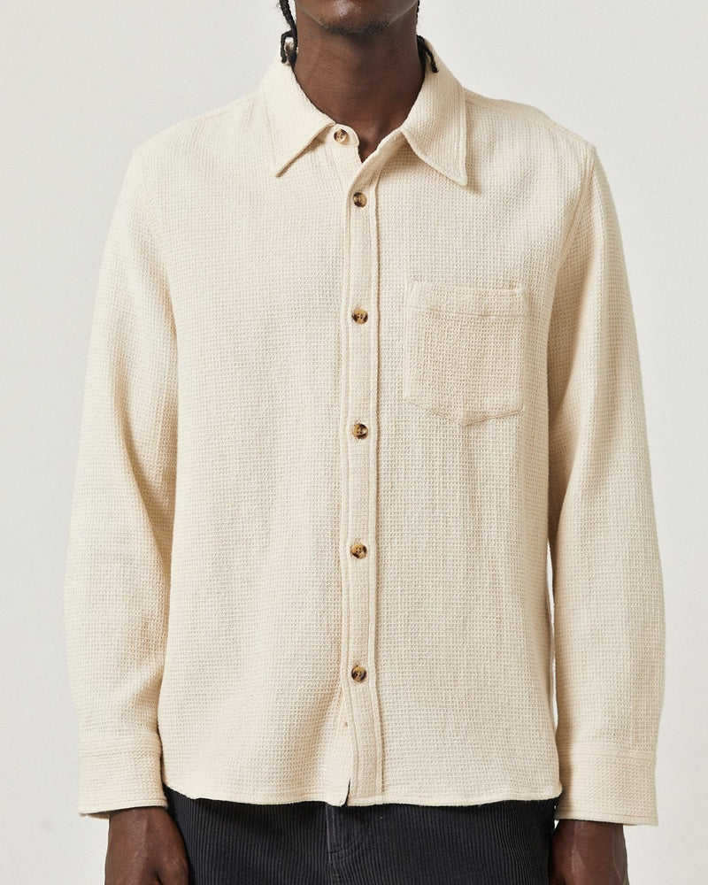 PIGMENT DYED WAFFLE LS