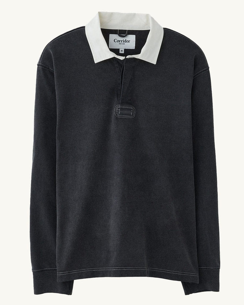 RUGBY LS - BLACK