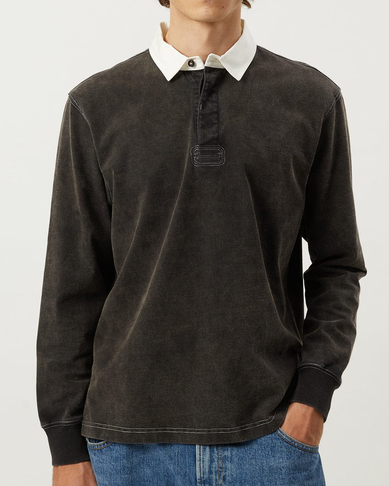 RUGBY LS - BLACK