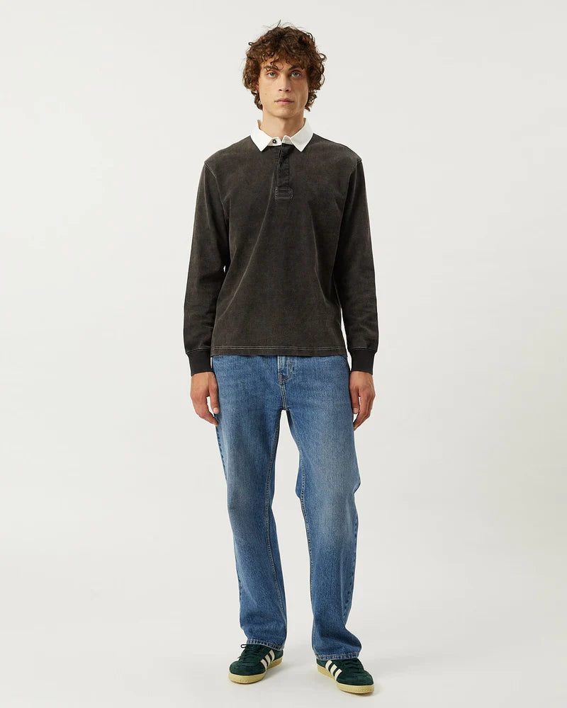 RUGBY LS - BLACK