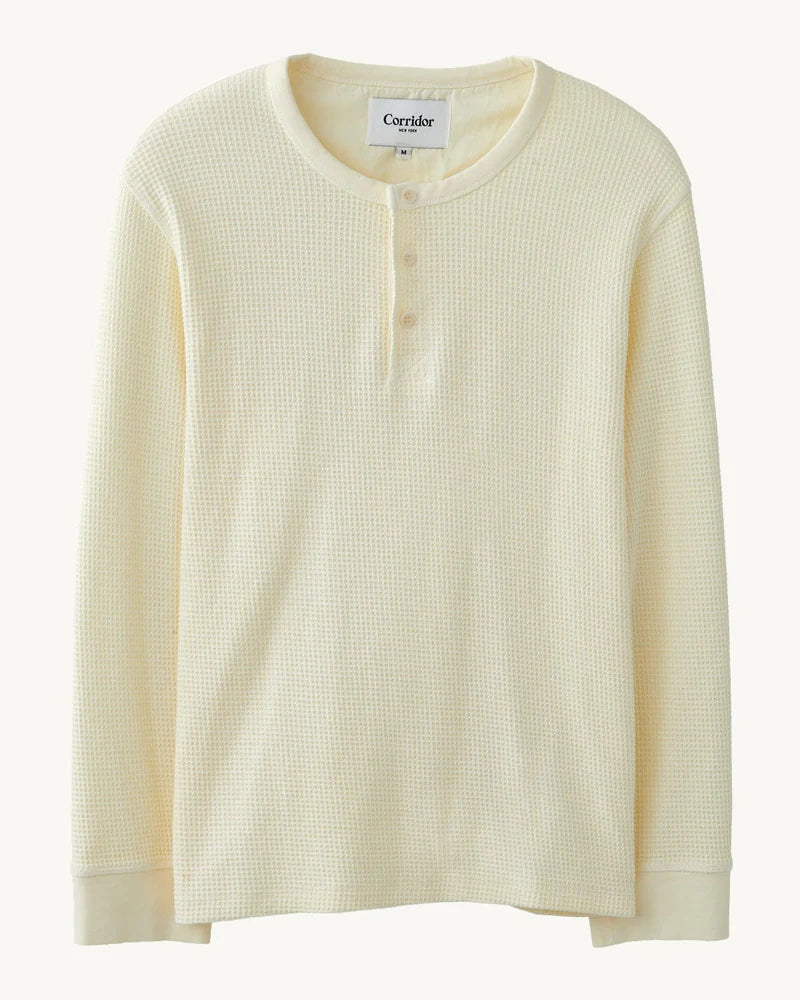 WAFFLE HENLEY - NATURAL