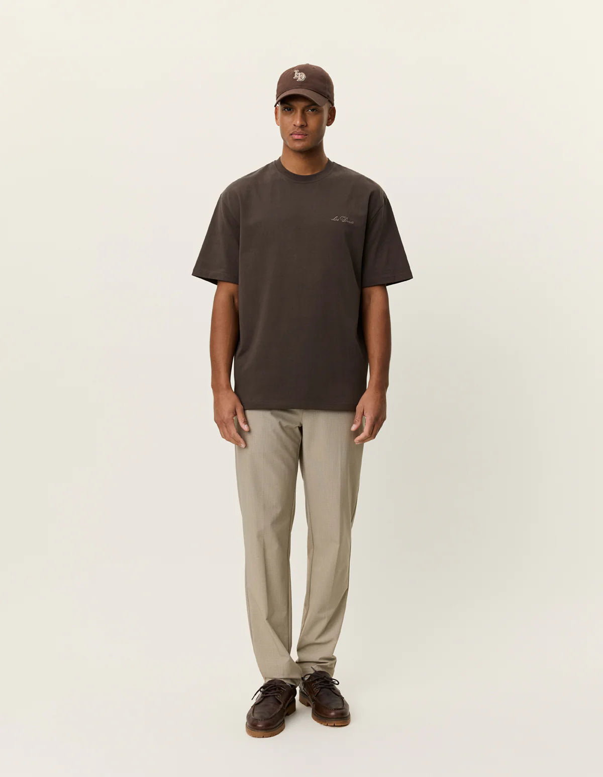 Crew T-shirt Turkish Coffee Brown