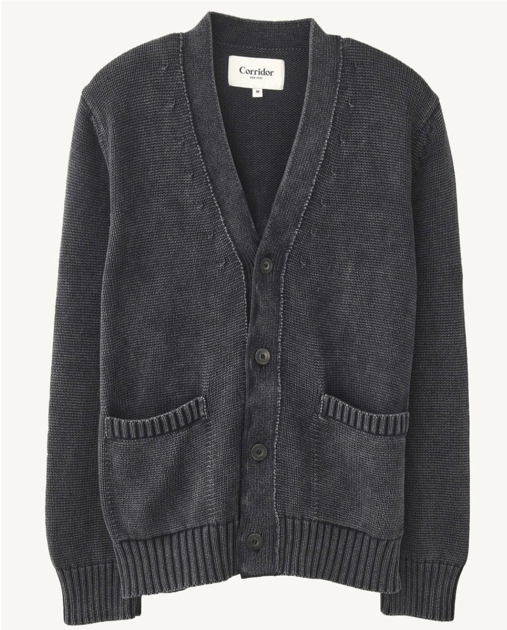 ACID WASH CARDIGAN