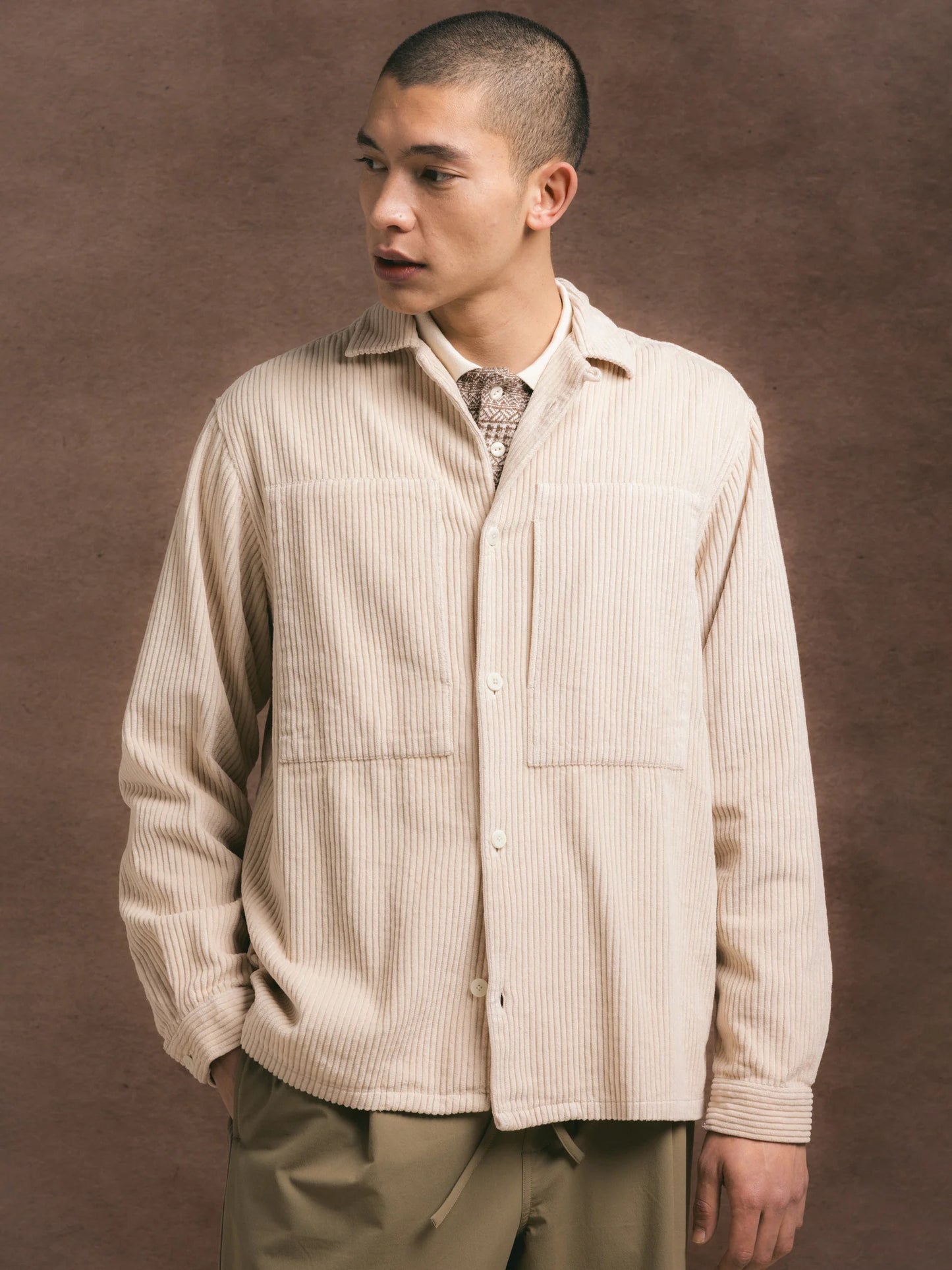 Durno Overshirt- ECRU