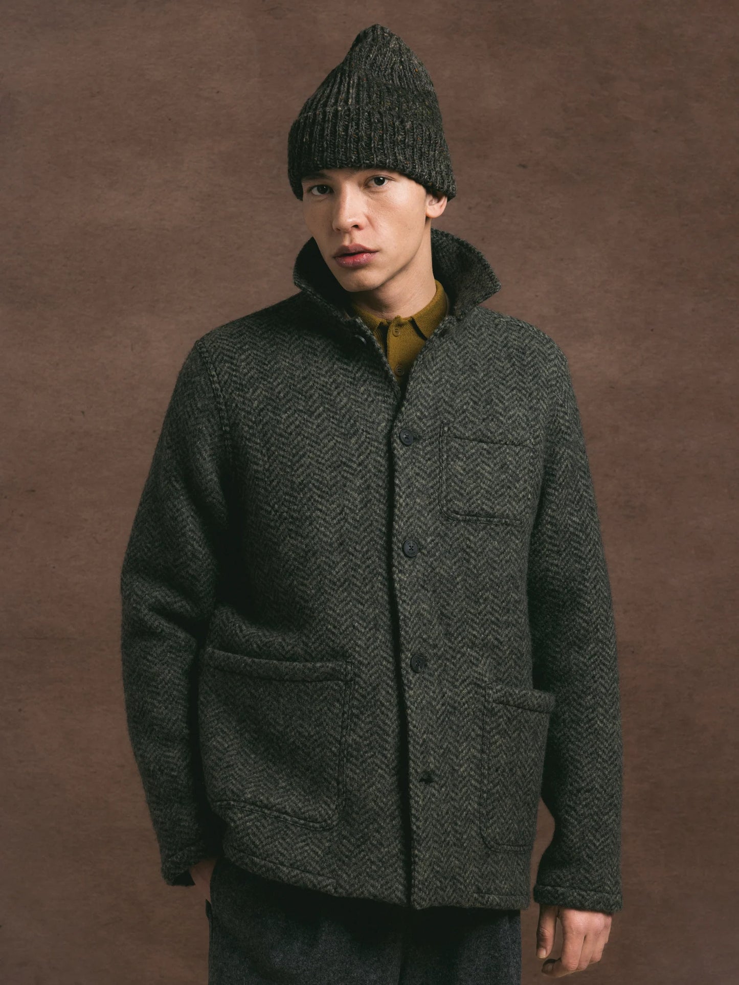 Isla Beanie- FOREST MERINO WOOL
