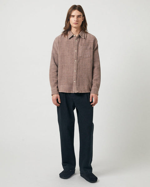 PIGMENT DYED WAFFLE LS