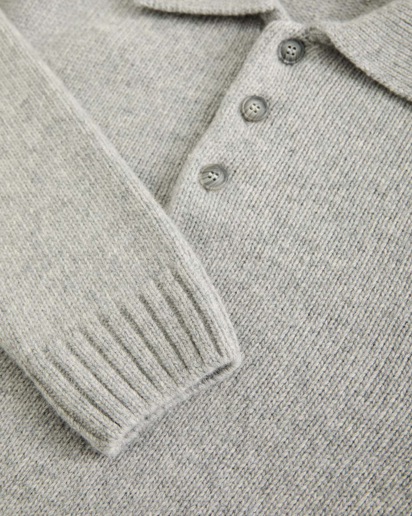 ECA POLO KNIT- GREY