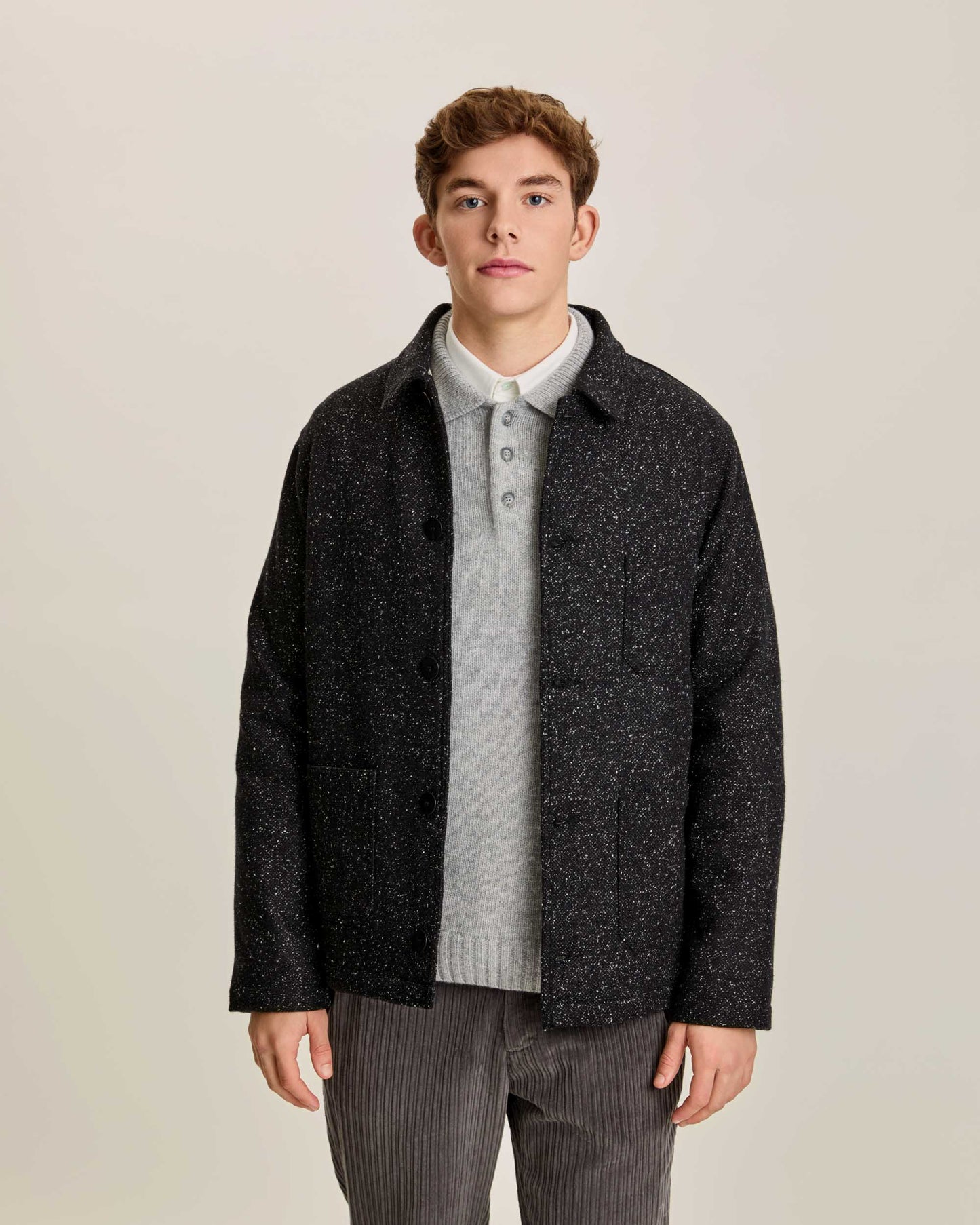 ECA POLO KNIT- GREY