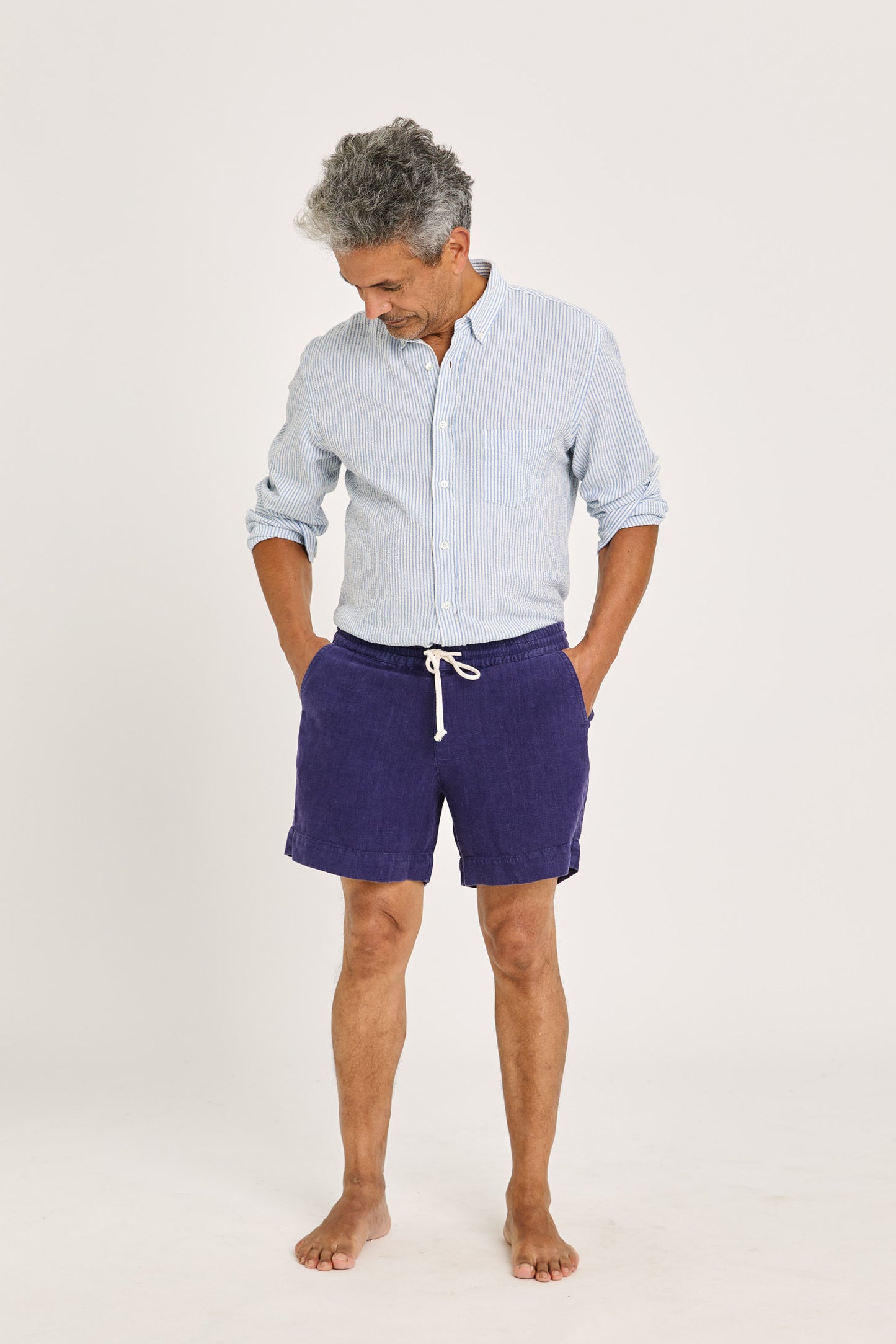 PESTANA Navy Linen