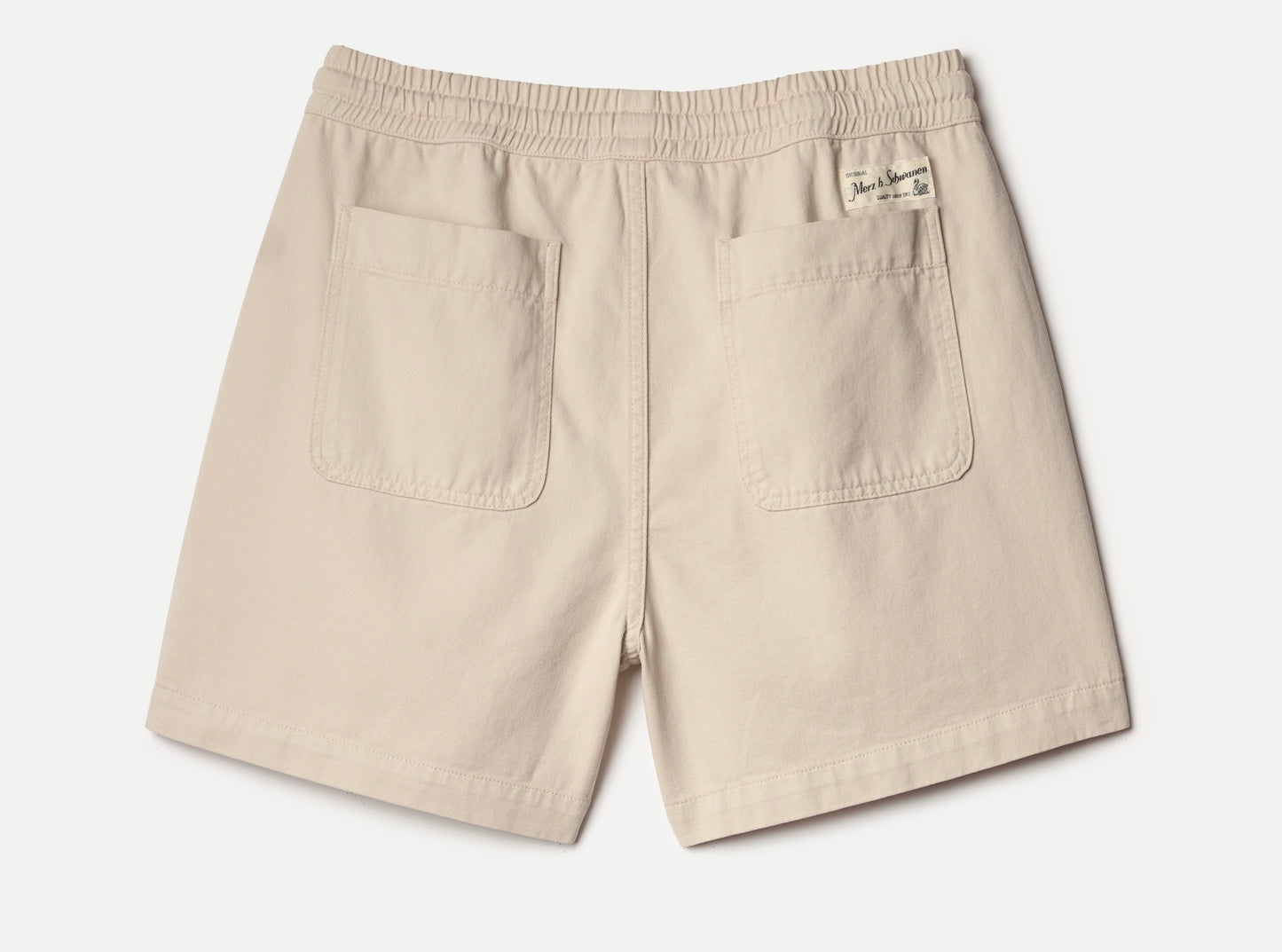 5" Lightweight Cotton Twill Shorts- chalk