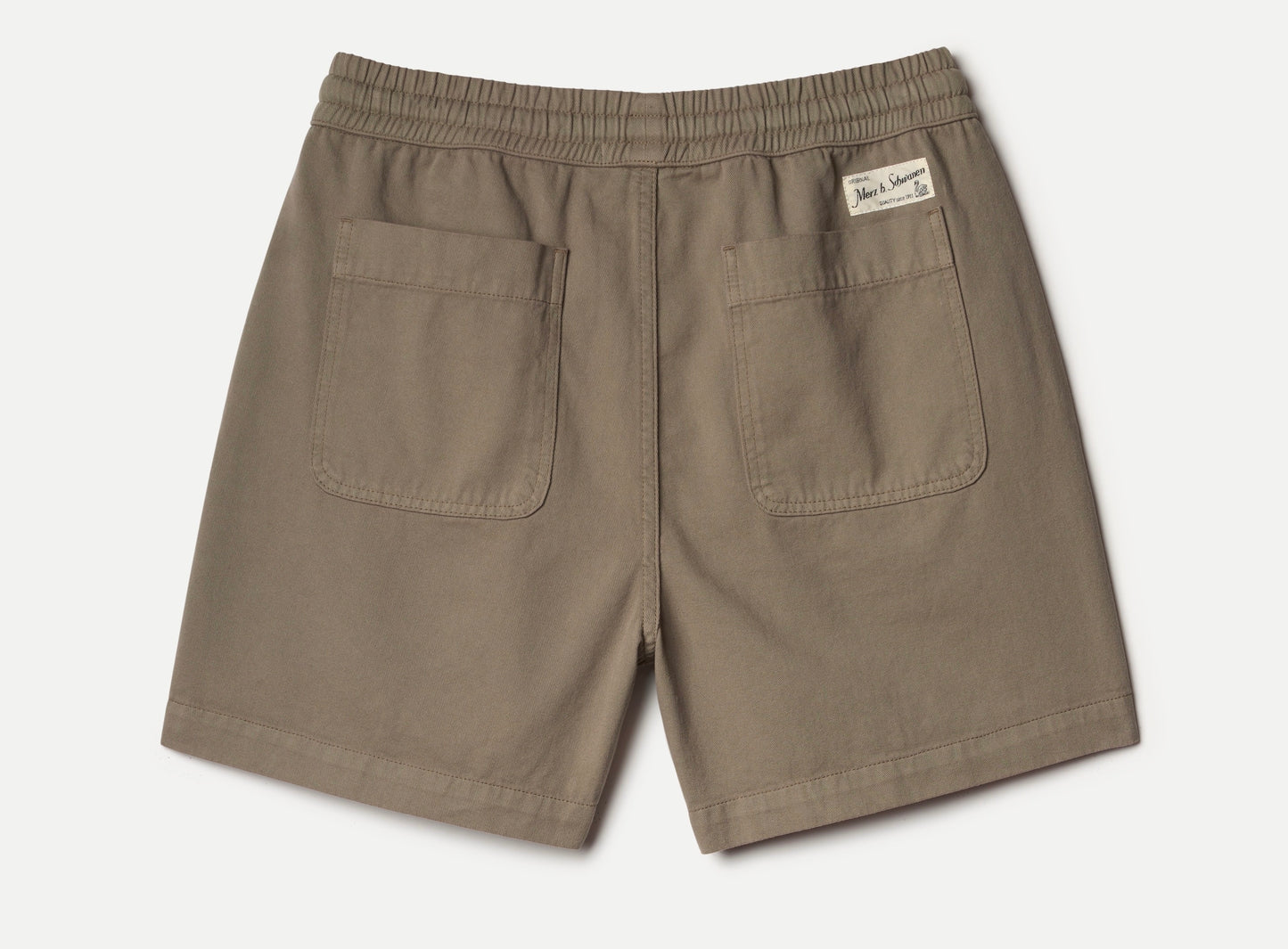 5" Lightweight Cotton Twill Shorts- vintage army