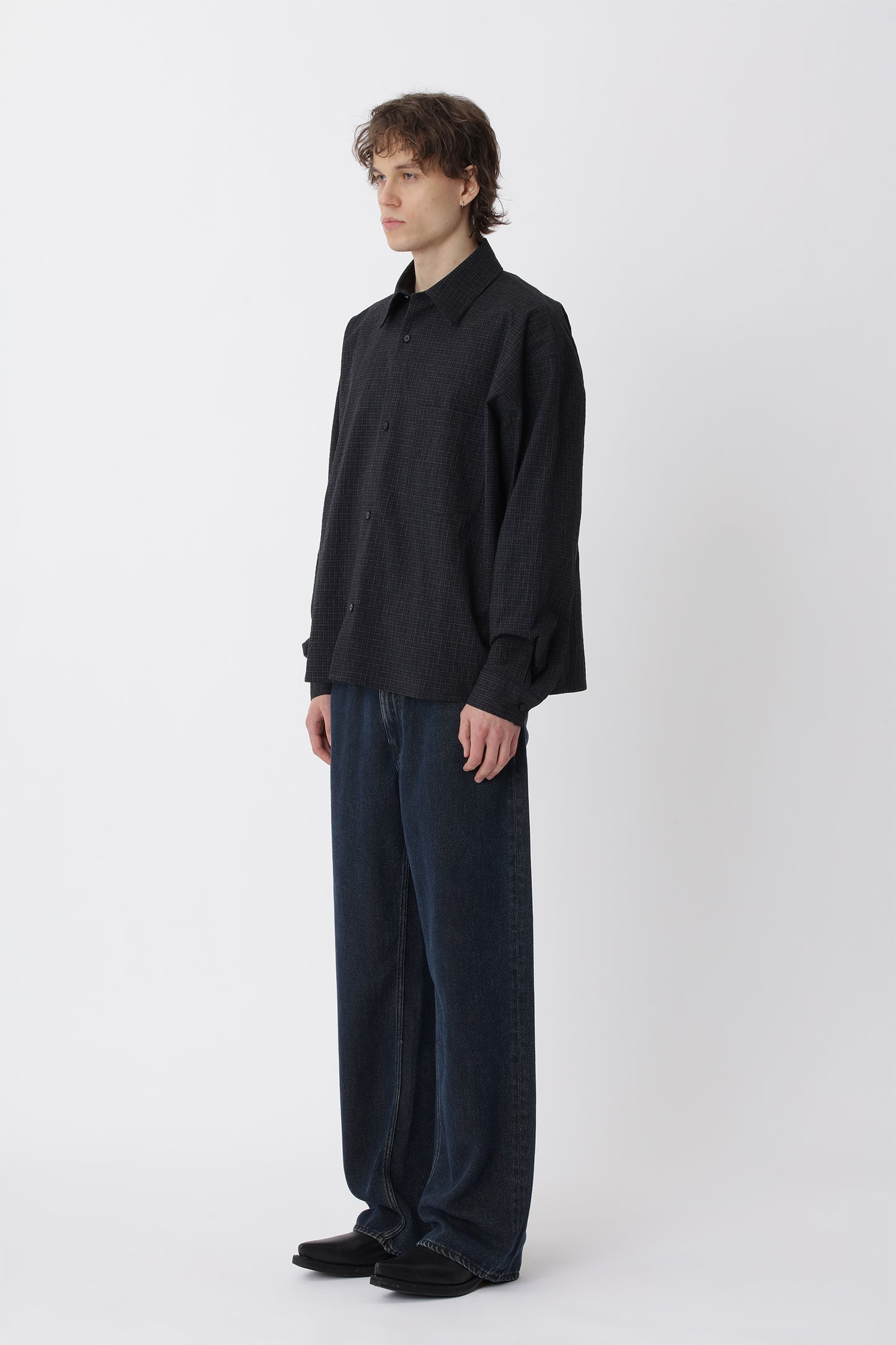 MAZA SHIRT- BLACK COMB