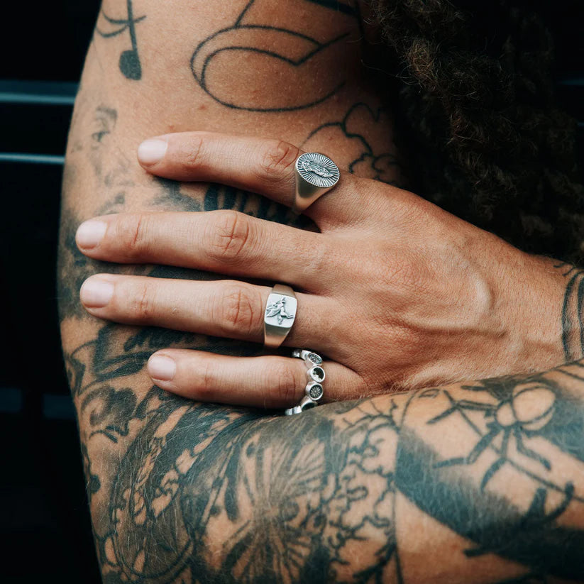 Silver Pegasus Ring