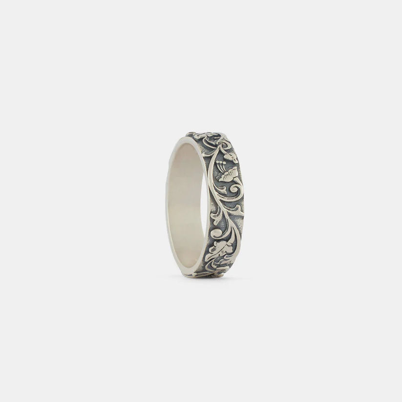 Silver Pergola Ring