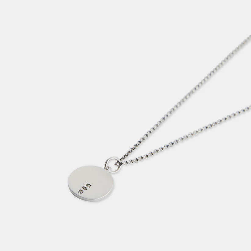 Silver Minimal Hallmark Necklace- O/S