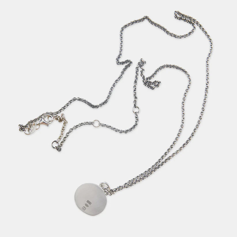 Silver Minimal Hallmark Necklace- O/S