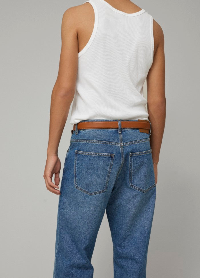 HEATH JEANS WASHED-MID BLUE