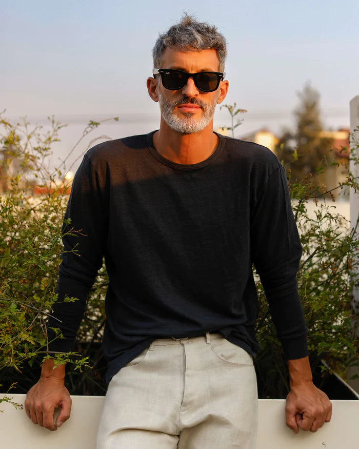 LS Sun Tee- BLACK