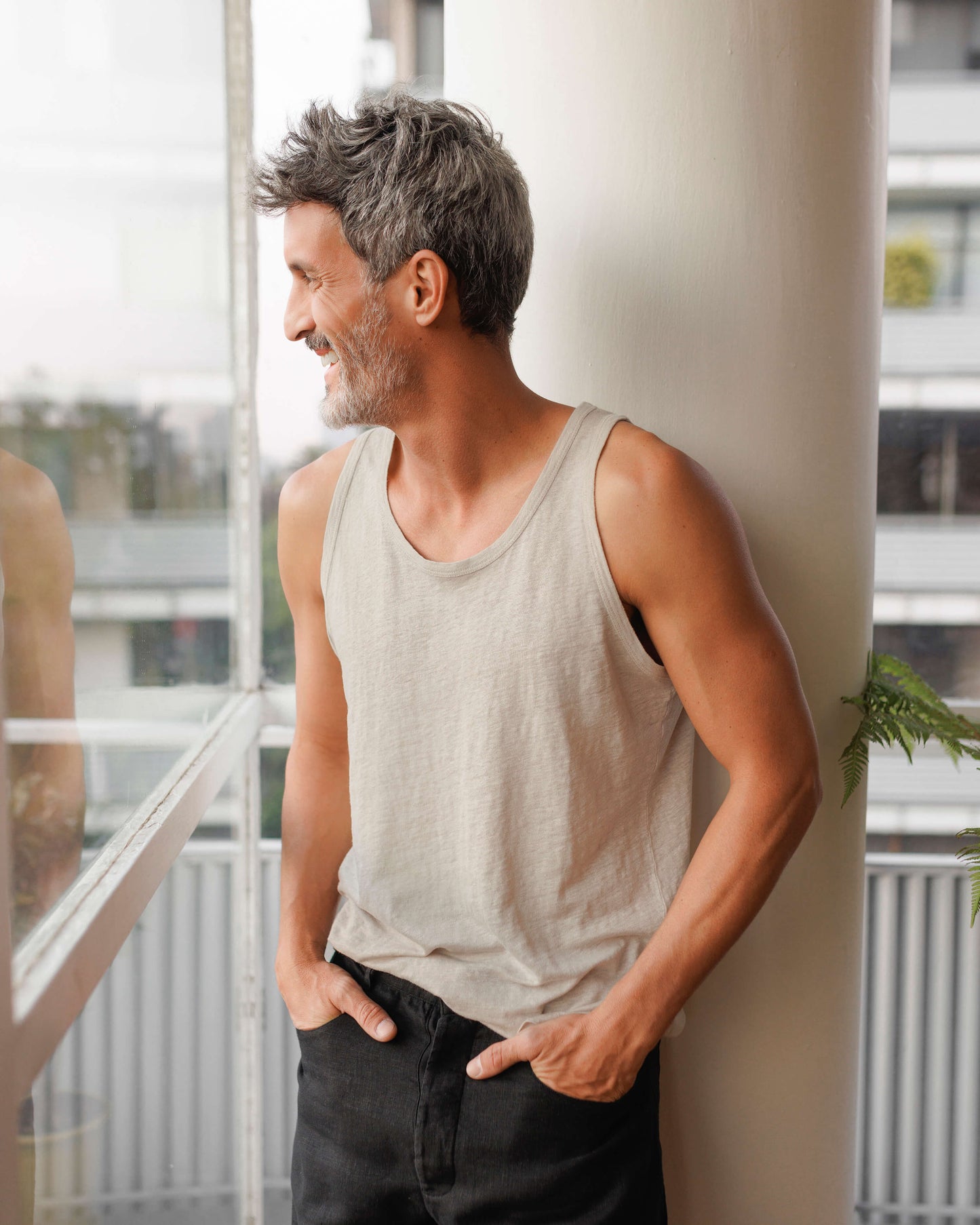 TANK TEE- BONE