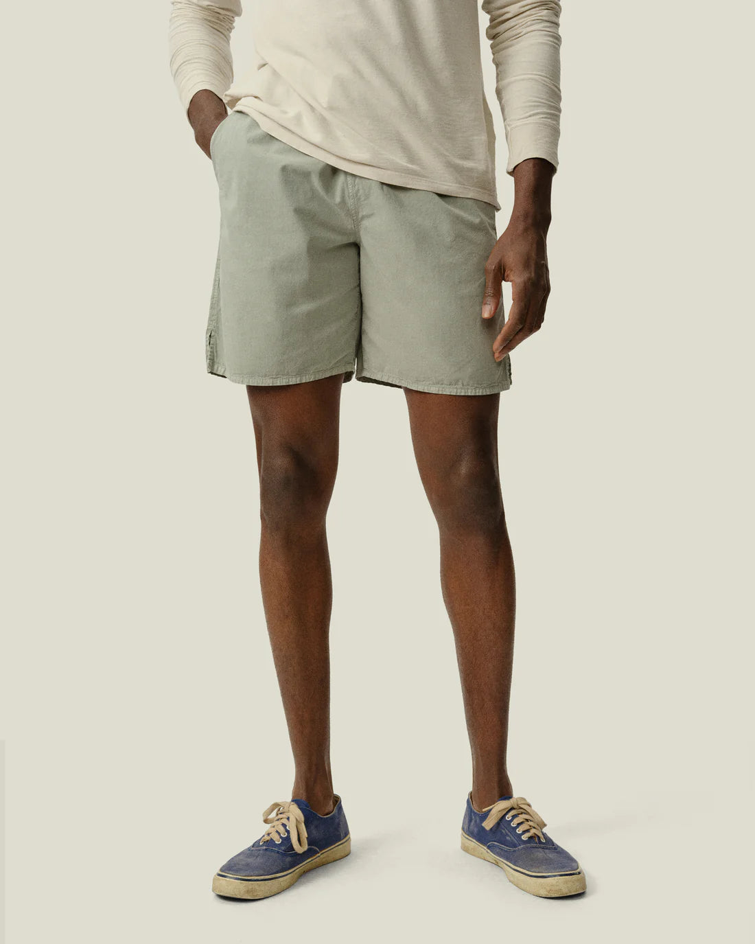 Air Cotton Bo Shorts / Riverstone
