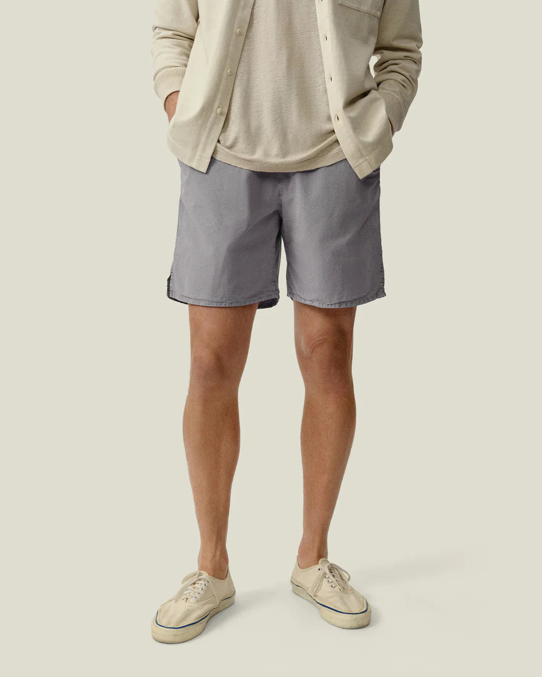Air Cotton Bo Shorts / Silver