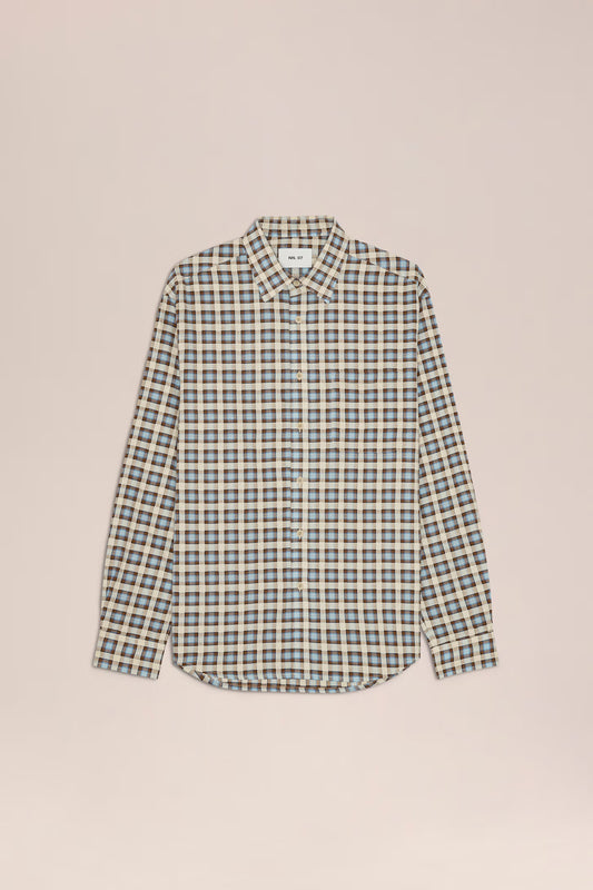 Deon longsleeve- BLUE CHECK