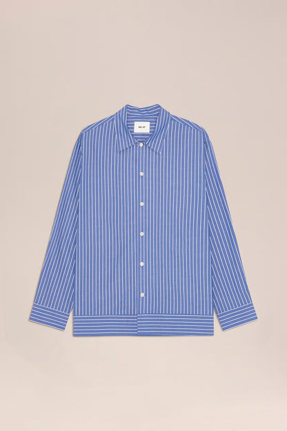 Reed Aqua Stripe Shirt