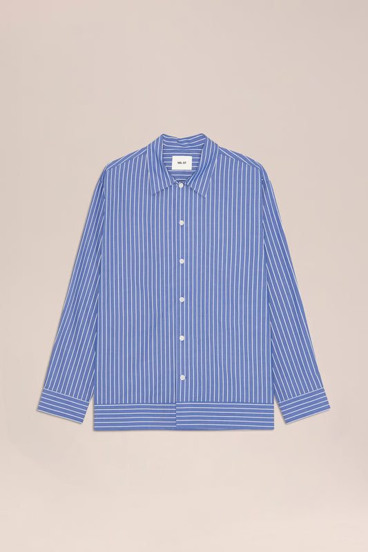 Reed Aqua Stripe Shirt