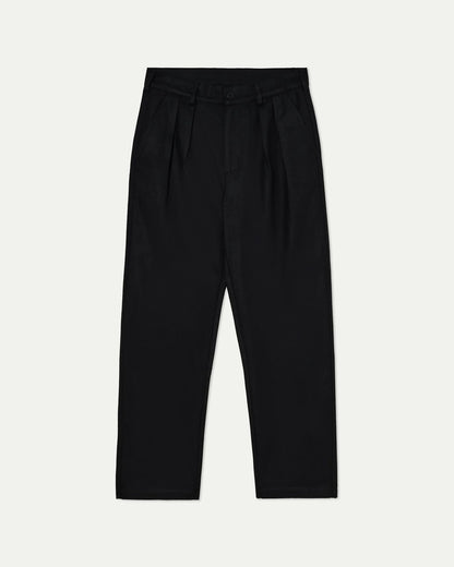 Carona Relaxed Chinos - Black