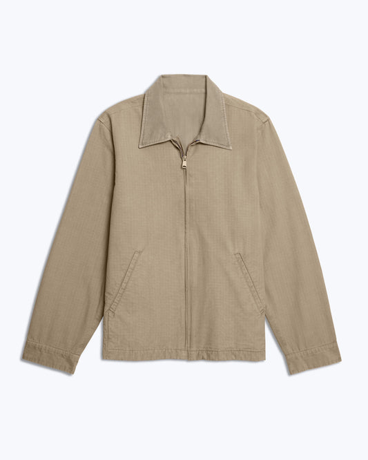 Pac Flannel Zip Jacket Bronze