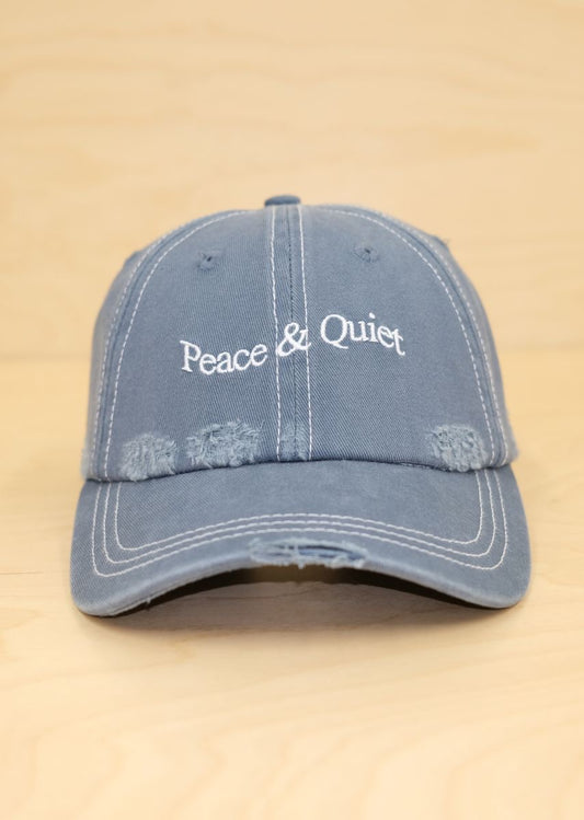 WORDMARK REVERSE STITCHED DAD HAT - SLATE