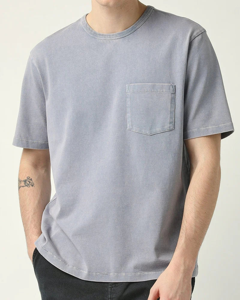 Organic Garment Dye Tee- DUSK