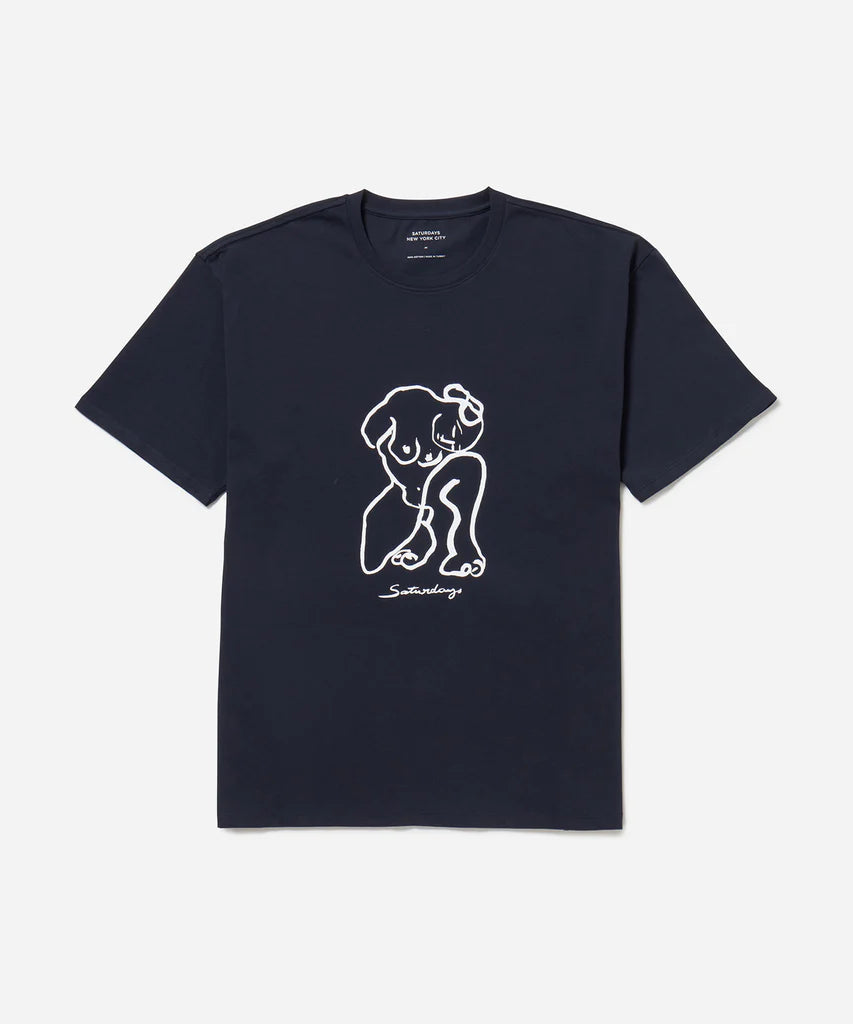 Philippine Relaxed Fit SS Tee- NAVY