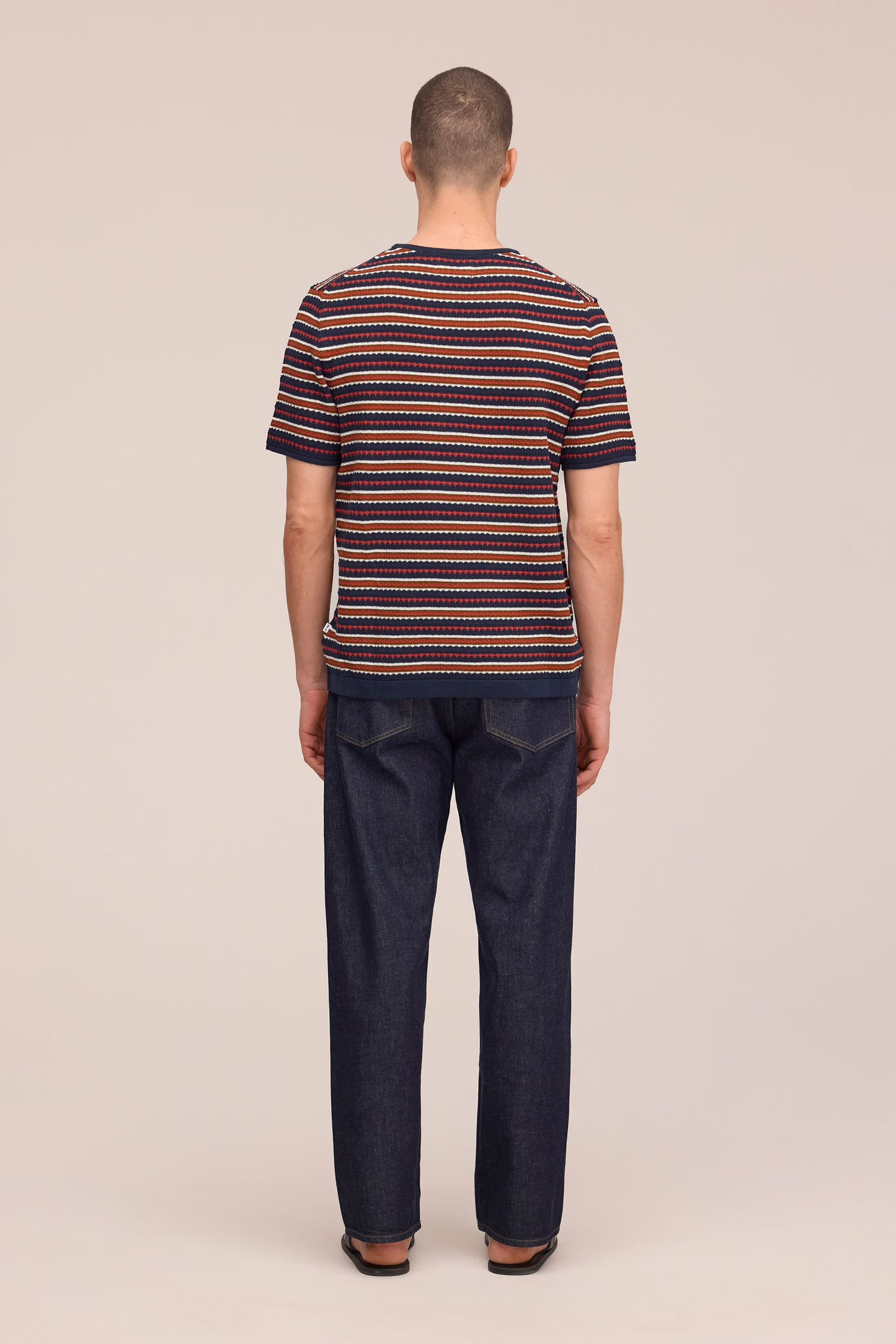 NN07 Bari T Shirt Ivory Multi