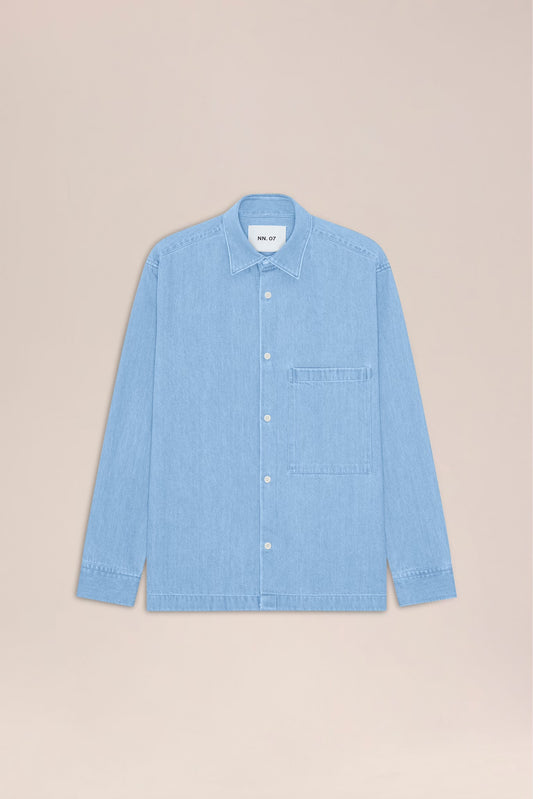 NN07 Freddy LS Blue Denim