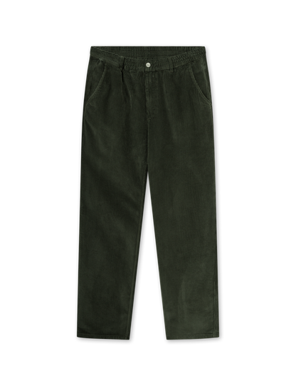 CLAY PANTS- Dark Moss Corduroy
