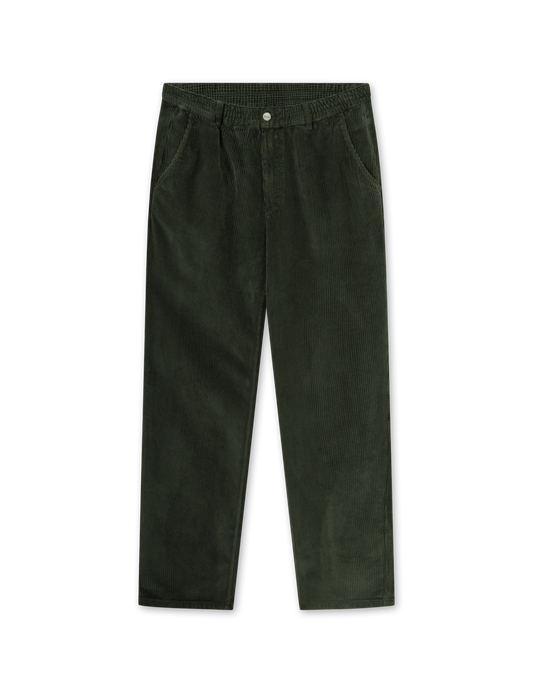 CLAY PANTS- Dark Moss Corduroy