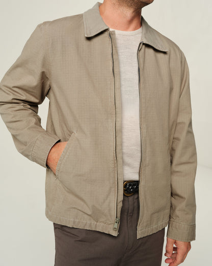 Pac Flannel Zip Jacket Bronze