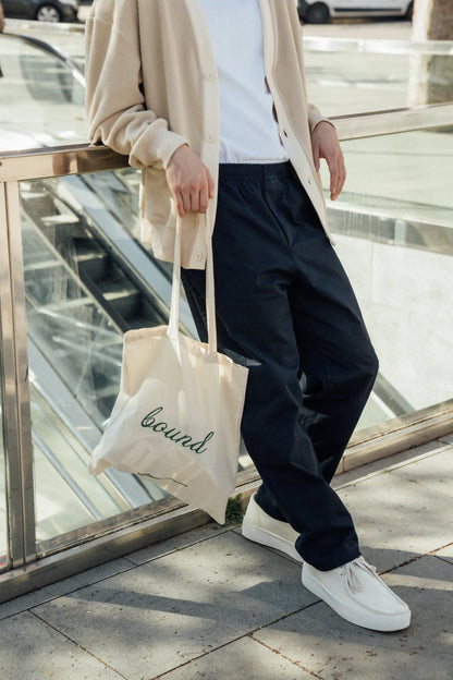 WILLIAM STAPLE COTTON TROUSER- NAVY