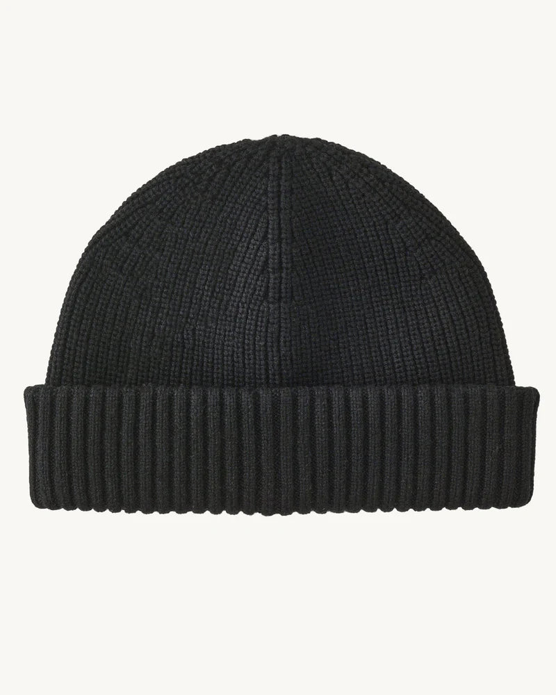 WOOL CASHMERE BEANIE- BLACK