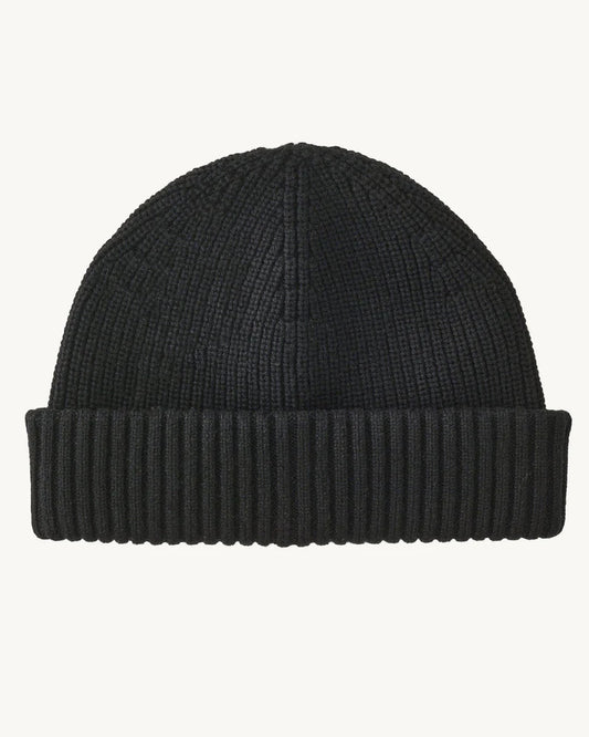 WOOL CASHMERE BEANIE- BLACK